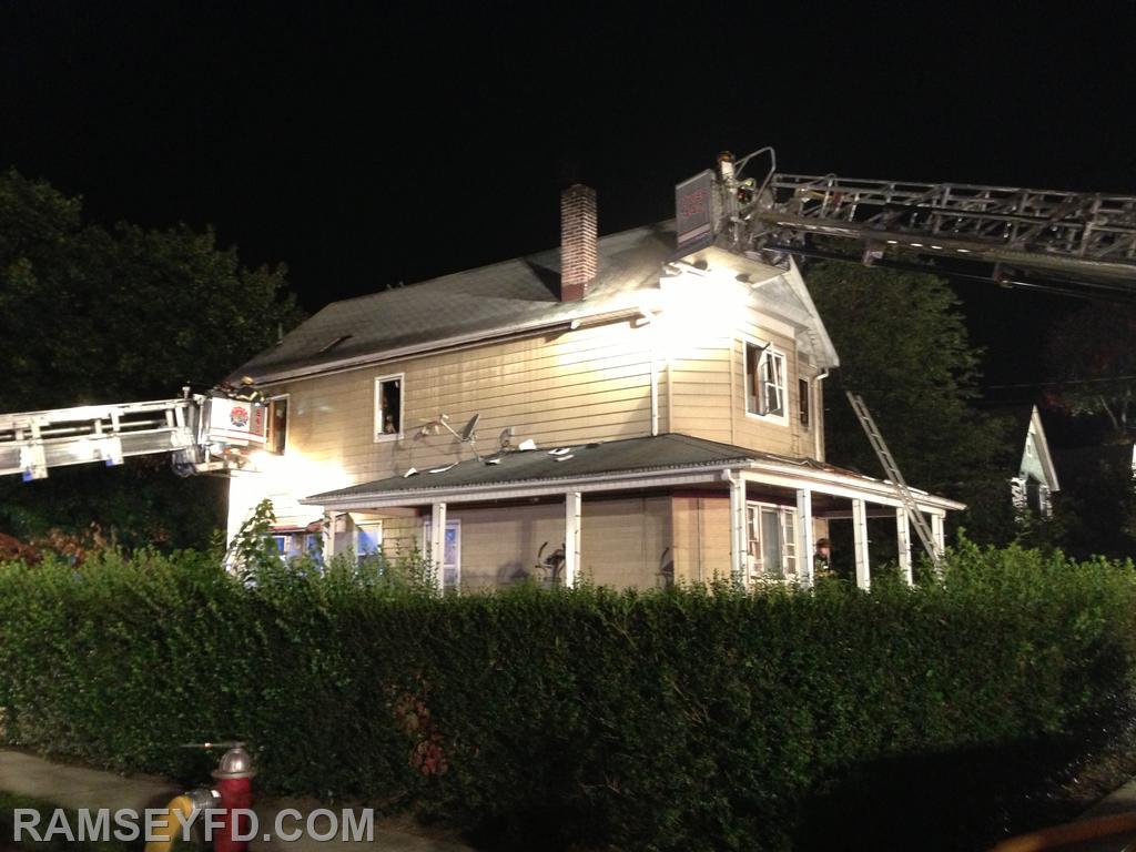 House Fire in Waldwick