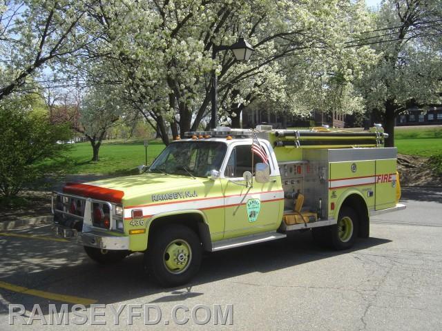 Engine 436 - 1982 Saulsbury 250gpm Mini-Pumper (Retired in 2018)