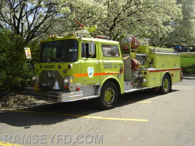 Engine 435 - 1973 Mack 1500gpm pumper (Retired in 2011)